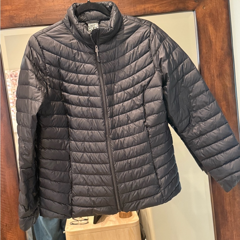 32 Degrees Women's Black Puffer Jacket